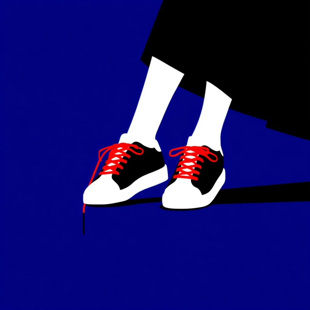 AI Footwear Advertising Illustrator