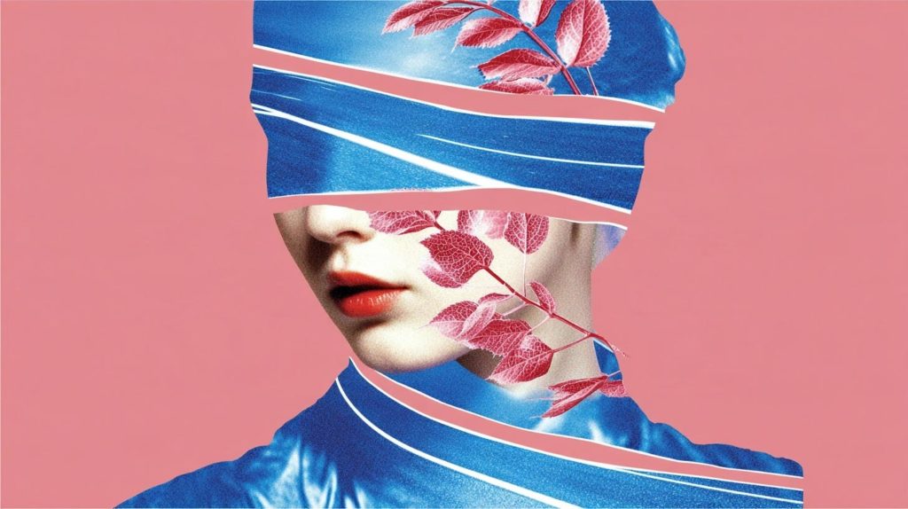 AI Luxury Fashion Magazine Collage